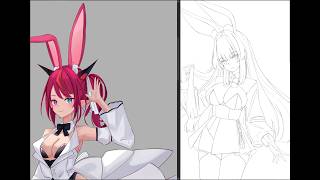 260612| Let's make art! ft. Kronii & IRyS Bunny Outfit