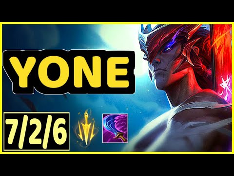 Yone vs Katarina - Mid Lane Showdown with Impressive 7/2/6 KDA
