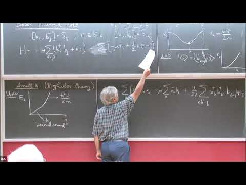 The Quantum Phases of Matter II - Bogoliubov theory of the Bose gas - Subir Sachdev