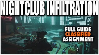 THE DIVISION 2 NIGHTCLUB INFILTRATION CLASSIFIED ASSIGNMENT FULL GUIDE WALKTHROUGH