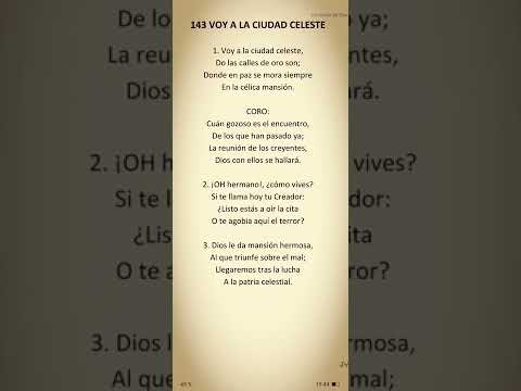 143 VOY A LA CIUDAD CELESTE