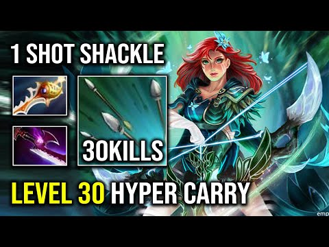WTF 1 Shot Shackleshot Level 30 Hyper Late Game Windranger Vs Hard Carry Ursa Dota 2