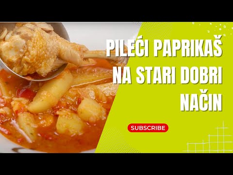 Pileći paprikaš sa krompirom | Domaći recepti za krompir paprikaš