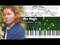 Strawberry Guy Mrs Magic Piano Tutorial With Sheet Music
