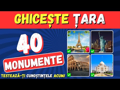 Ghicește Țara După Monument! 🌍 Quiz de Geografie