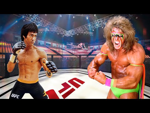 🐾UFC 4 l Bruce Lee vs Hell Warrior - Tiger Fight🐾