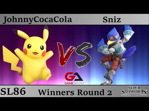 SmashLAN'd 86 - Winners Round 2: JohnnyCocaCola (Pikachu) vs Sniz (Falco)