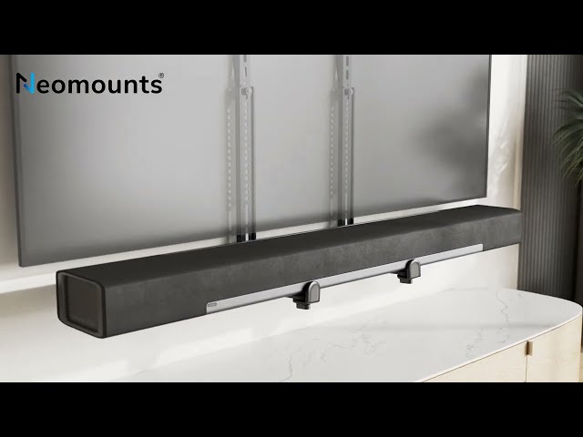 Neomounts AWL29-650BL1 Supporto VESA per Soundbar da Parete Regolabile Max 15 kg video