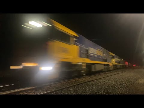6MP5 Pacific National freight with triple NR’s NR46 NR87 NR64 at Gheringhap bound for Perth 7/2/3025