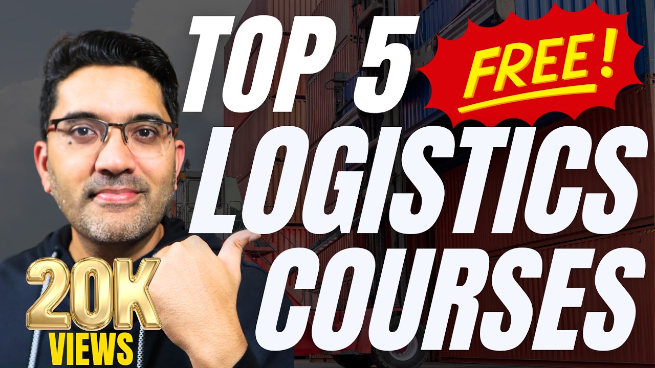 🎓Top 5 FREE Logistics Courses You MUST Take! (Learn Supply Chain for $0)