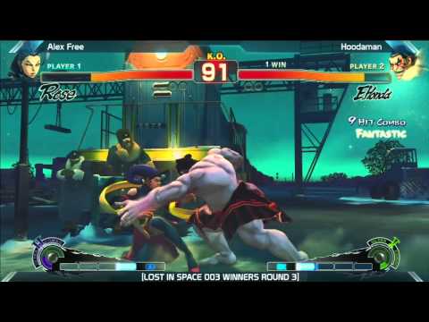 SSF4: Hoodaman vs Alex Free - LOST IN SPACE 003