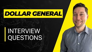 Dollar General Interview Questions with Answer Examples