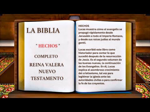 ORIGINAL: LA BIBLIA " HECHOS " COMPLETO REINA VALERA NUEVO TESTAMENTO