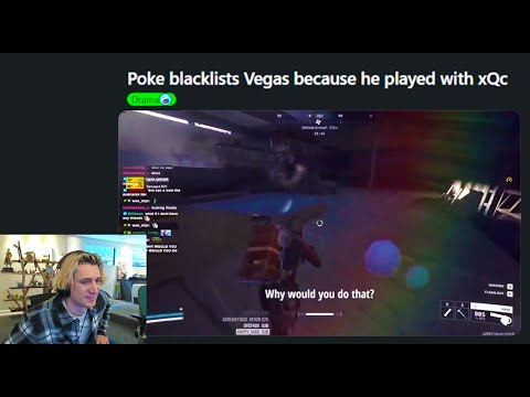 Pokelawls BLACKLISTS Streamer for playing with xQc...
