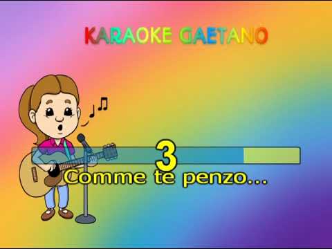 Franco Moreno e Anna Merolla   Comme te penso karaoke con voce merolla