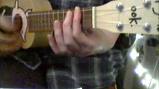 VEILED WOMAN (black and dyed november) - entwine - ukulele