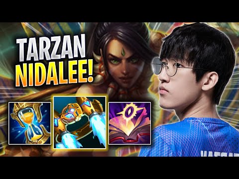 TARZAN TRIES NIDALEE WITH NEW BUFFS! - LNG Tarzan Plays Nidalee JUNGLE vs Poppy! | Season 2023