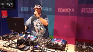 NAMM 2014 Day 2 - DJ Big Wiz Demoing the Rane Sixty-Four