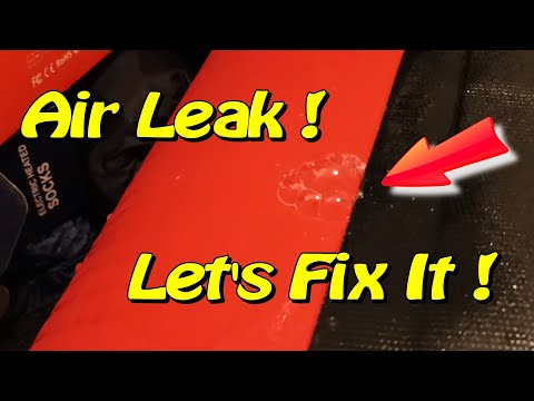 How to Repair a Leak/Puncture in an Inflatable Packraft/Kayak