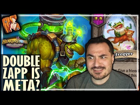 DOUBLE ZAPP IS META NOW?! - Hearthstone Battlegrounds