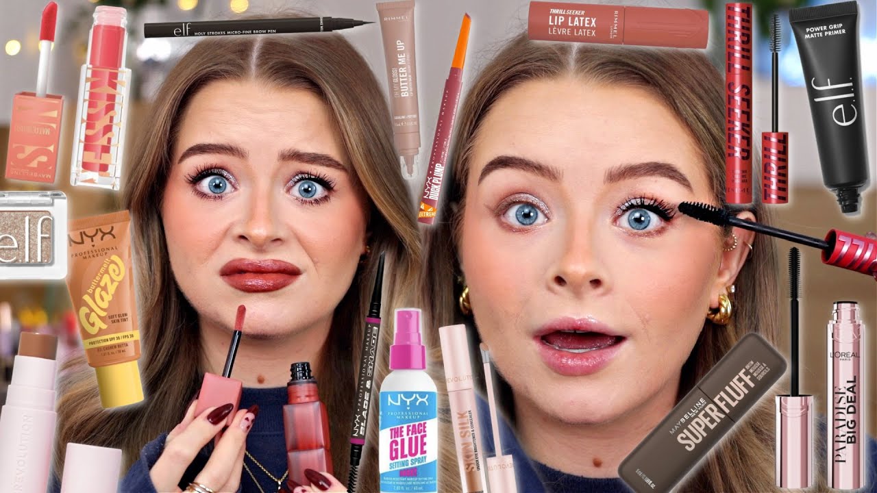 I tried every *new* DRUGSTORE MAKEUP launch...