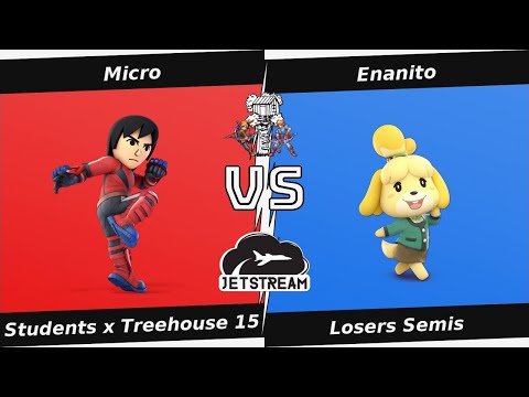 Students x Treehouse 15 Losers Semis - Micro (Mii Brawler) Vs Enanito (Isabelle) - SSBU