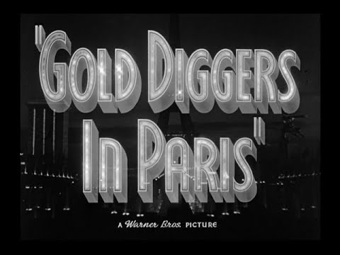 Gold Diggers in Paris 1938 title sequence