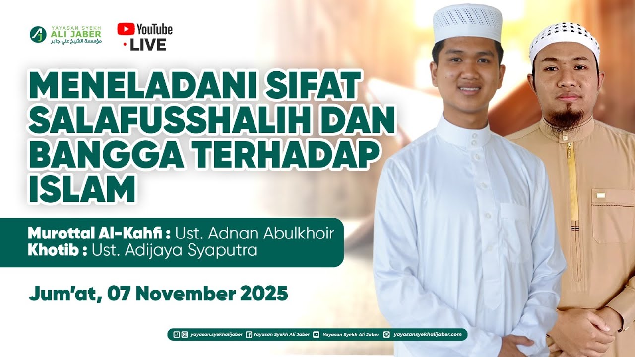 🔴 [LIVE STREAMING] "MENELADANI SIFAT SALAFUSSHALIH & BANGGA TERHADAP ISLAM // Ust. Adi Jaya