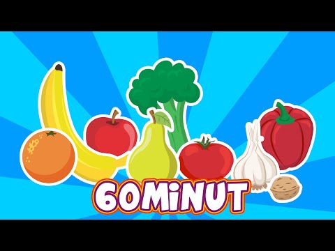 MIX - OWOCE I WARZYWA - 60 MINUT PIOSENEK DLA DZIECI - ŚPIEWAJĄCE BRZDĄCE 😍😍😍