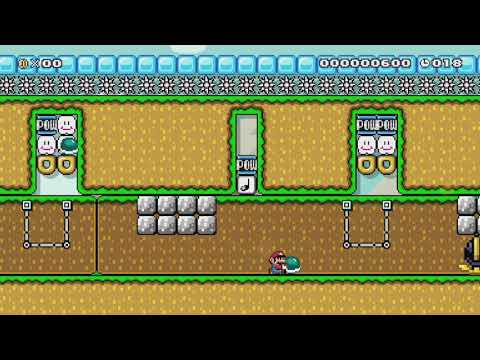 ▲▽時間ギリギリの上投げの練習　難易度　少し難しい▼△ by ♀ちびっこハソター♂ - Super Mario Maker - Wii U - No Commentary 1bx