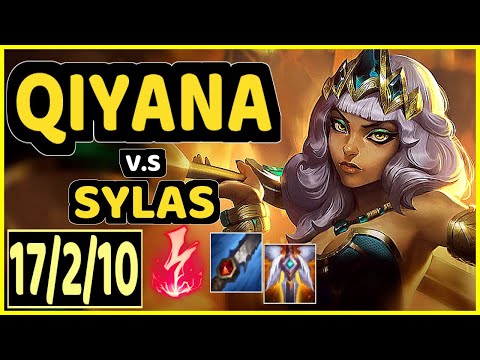 RAZORK (QIYANA) vs SYLAS - 17/2/10 KDA JUNGLE CHALLENGER GAMEPLAY - EUW
