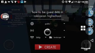 How To Be Guest 666 On Robloxian Highschool 2 Th Clip - 