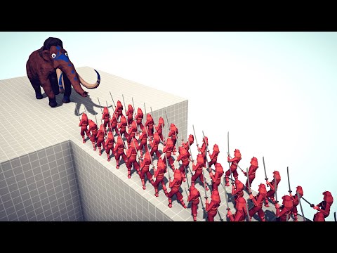 MAMMOTH vs 100X UNITS ARMY - Totally Accurate Battle Simulator TABS