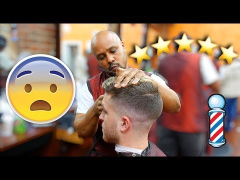 Getting a HAIRCUT at the BEST RATED BARBER in my CITY