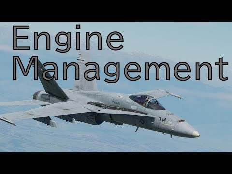 DCS F/A-18 Engine Management
