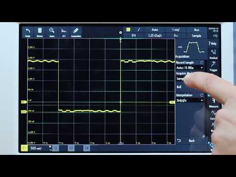High Resolution Mode Comparison of the MSO5000 VS the RTB2000