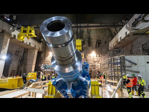 VERBUND-Pumpspeicherkraftwerk Limberg 3: Anlieferung Rippenwelle