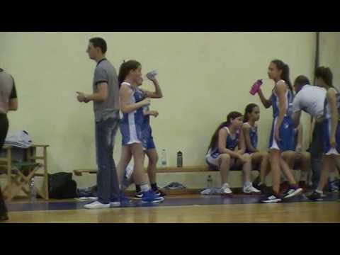 Finalna utakmica KSV za mladje pionirke 1cetvrtina