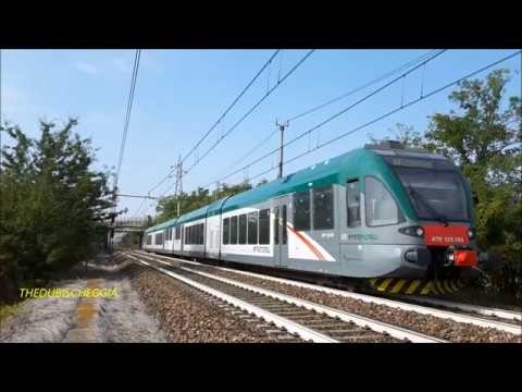 TRENI IN TRANSITO IN PIENA LINEA A CASALPUSTERLENGO. (LO) SAB. 8 - 10 - 2016.