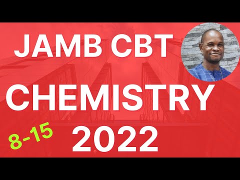 JAMB CBT Chemistry 2022 Past Questions 8 - 15