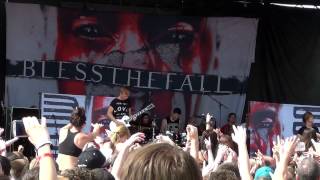 blessthefall - 40 Days - Live at Warped Tour Chicago 2013
