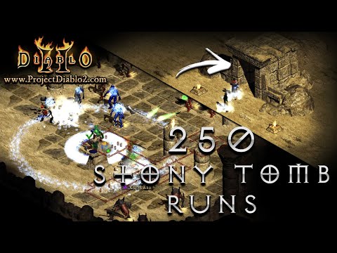 250 Stony Tomb Runs - Project Diablo 2 - GG Druid Gear and Weapon bases !!!