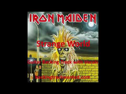 Backing Track Guitar - Strange World - With original vocals - IRON MAIDEN