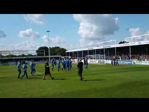Billericay Town FC Players - FA Cup game V Didcot Town  Inc. Jeremy Lynch F2 Freestylers debut