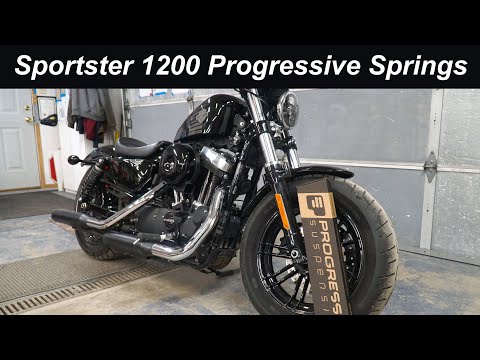 Harley Sportster 1200 Progressive Springs Install