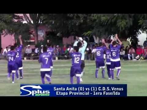 SANTA ANITA (0) vs (1) VENUS DE HUACHO - Etapa Provincial - 1era Fase Ida 2014.