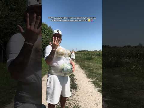 POV: du machst den Trend mit deiner schwangeren mit einer Wassermelone damit es fair ist #shots #pov