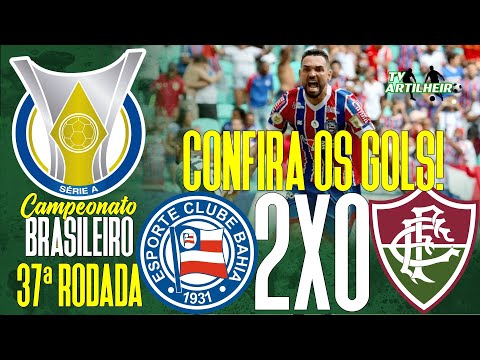 [Série A '21] 37ª Rodada | EC Bahia 2 X 0 Fluminense FC/RJ | Gols | TV ARTILHEIRO