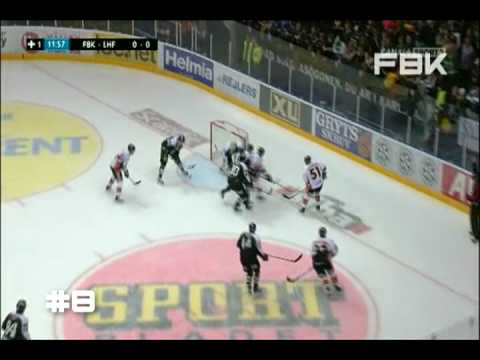 Sanny Lindström tacklar Lindqvist