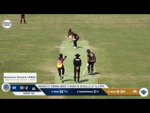 MOM: K.Naeem - PRC vs ICV | Highlights | ECN Austrian T10 Round 2 Day 1 | Austria